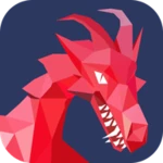 origami dragons android application logo